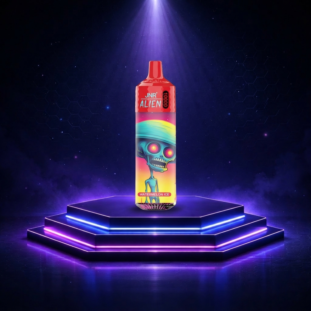 Vaper desechable JNR JNR Alien - 10K — Two Apple, 10 000 caladas