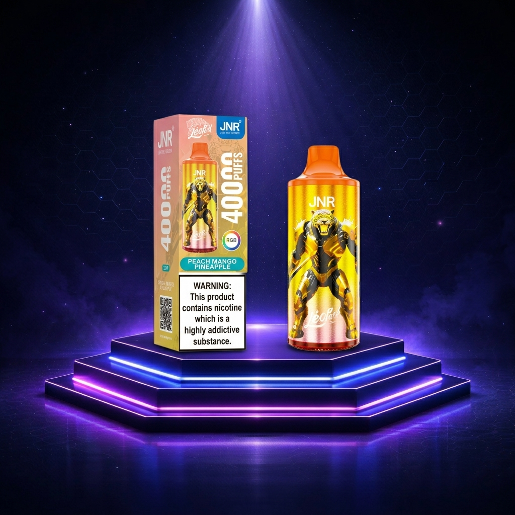 Vaper desechable JNR JNR Leopard - 40K — Banana Ice, 40 000 caladas