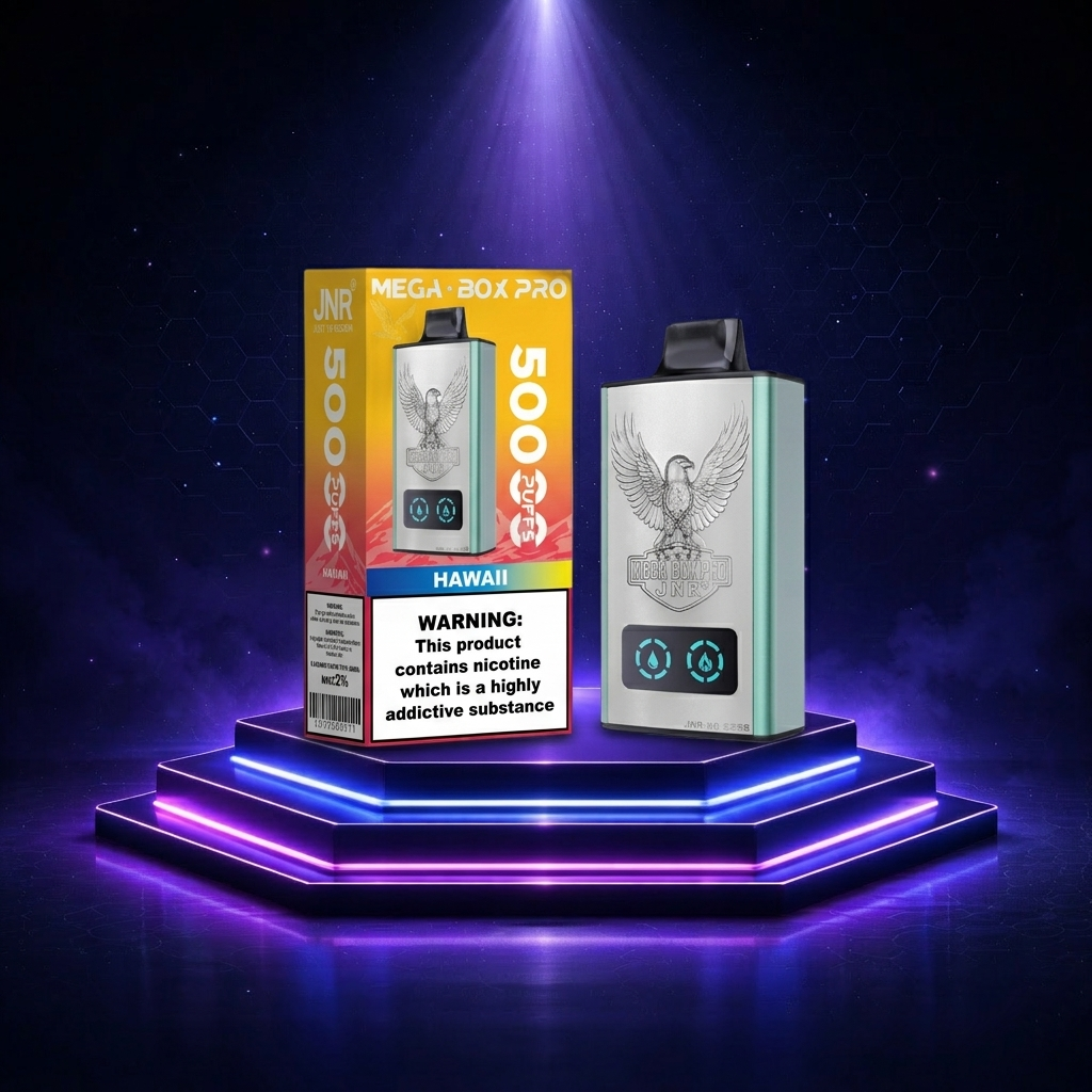 Vaper desechable JNR JNR Mega Box Pro - 50K — Blueberry On Ice, 50 000 caladas